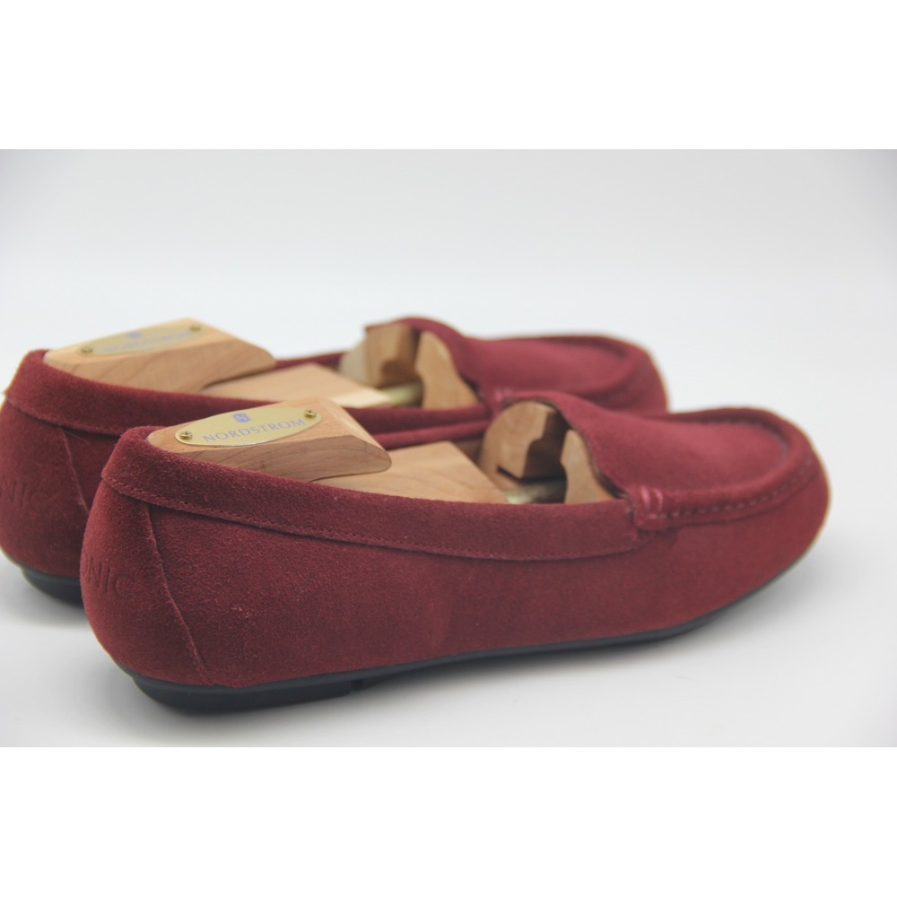 VIONIC Debbie Red Suede Leather Driving Loafer Women Size 6 Slip On Classic - Picture 4 of 13